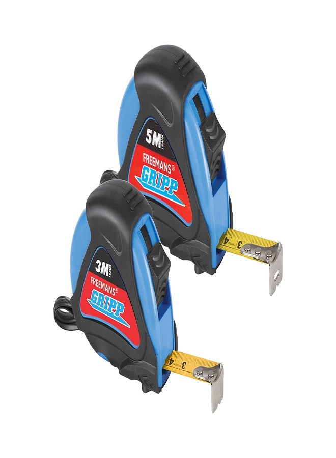 FREEMANS Gripp 3m:16mm and 5m:19mm Measuring Tapes - Image 1